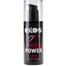 EROS MEGA POWER ANAL LUBRICANTE SILICONA 125ML:: Discreción en tusexshopgay.com