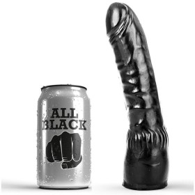 ALL BLACK DILDO NEGRO REALISTICO 20CM por sólo 25.99€