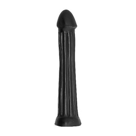 ALL BLACK PLUG DILDO 31CM:: Discreción en tusexshopgay.com