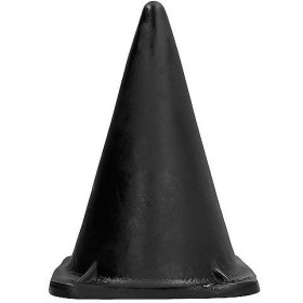 ALL BLACK PLUG TRIANGULAR 30CM:: Discreción en tusexshopgay.com
