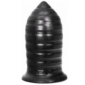 ALL BLACK ANAL PLUG  16CM:: Discreción en tusexshopgay.com