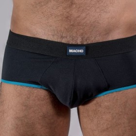 MACHO - MS24B CALZONCILLO BRIEF DARK AZUL L:: Discreción en tusexshopgay.com