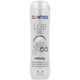 CONTROL INFINITY LUBRICANTE BASE SILICONA 75 ML:: Discreción en tusexshopgay.com