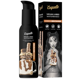 COQUETTE PREMIUM EXPERIENCE LUBRICANTE VEGANO CHOCOBROWNIE 100ML:: Discreción en tusexshopgay.com