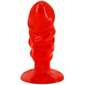 BAILE PLUG ANAL CON VENTOSA ROJO por sólo 6.90€