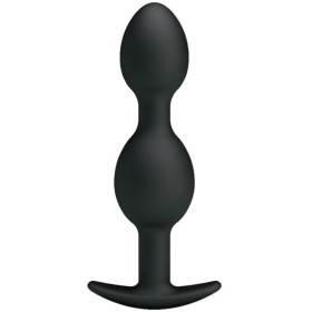 PRETTY LOVE BOLAS ANALES SILICONA 12.5 CM  NEGRO por sólo 18.90€