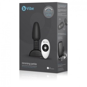 B-VIBE RIMMING CONTROL REMOTO ANAL PLUG  PETITE  NEGRO por sólo 145.00€