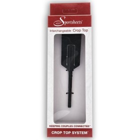 Interchangeable Crop Top Black Split Slapper :: compra online en tusexshopgay.com