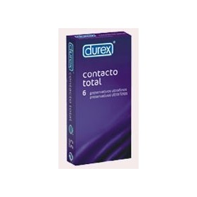 Durex Contacto Total 6 Uds  Más fino y resistente
