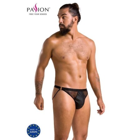 PASSION - 034 SLIP OPEN LUKE NEGRO L/XL:: Discreción en tusexshopgay.com