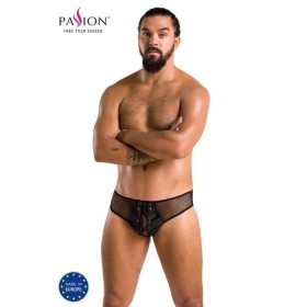 PASSION - 035 SLIP RICHARD NEGRO S/M:: Discreción en tusexshopgay.com