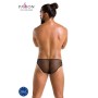 PASSION - 035 SLIP RICHARD NEGRO S/M:: Discreción en tusexshopgay.com