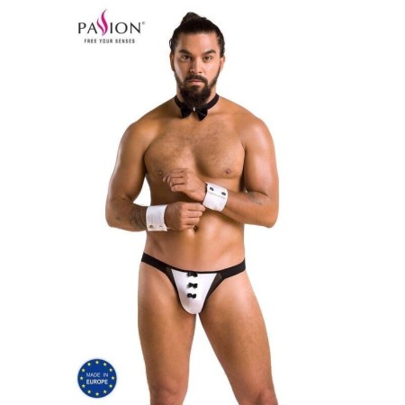 PASSION - 036 SLIP ALFROJO NEGRO L/XL:: Discreción en tusexshopgay.com