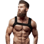 FETISH SUBMISSIVE ATTITUDE - ARNÉS NEOPRENO PECHO HOMBRE TALLA L:: Discreción en tusexshopgay.com