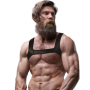 FETISH SUBMISSIVE ATTITUDE - ARNÉS NEOPRENO PECHO HOMBRE TALLA L:: Discreción en tusexshopgay.com