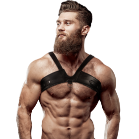 FETISH SUBMISSIVE ATTITUDE - ARNÉS ECOPIEL BRIGADE PECHO HOMBRE:: Discreción en tusexshopgay.com