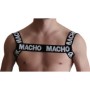 MACHO - ARNÉS DOBLE NEGRO:: Discreción en tusexshopgay.com