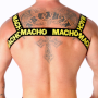 MACHO - ARNÉS DOBLE AMARILLO:: Discreción en tusexshopgay.com