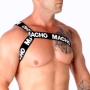 MACHO - ARNÉS ROMANO BLANCO L/XL:: Discreción en tusexshopgay.com