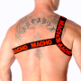 MACHO - ARNÉS ROMANO ROJO L/XL:: Discreción en tusexshopgay.com