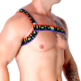 MACHO - ARNÉS ROMANO PRIDE L/XL:: Discreción en tusexshopgay.com