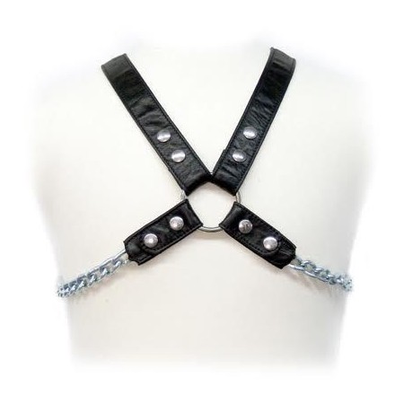 LEATHER BODY - CHAIN HARNESS II:: Discreción en tusexshopgay.com
