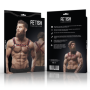 FETISH SUBMISSIVE ATTITUDE - ARNÉS BULLDOG ECOPIEL PECHO HOMBRE NEGRO/ROJO:: Discreción en tusexshopgay.com
