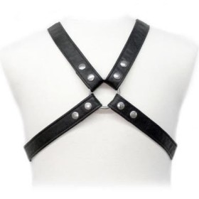 LEATHER BODY - LASIC HARNESS IN GARMENT:: Discreción en tusexshopgay.com