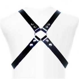 LEATHER BODY - BASIC HARNESS:: Discreción en tusexshopgay.com