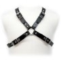 LEATHER BODY - BLACK BUCKLE HARNESS FOR MEN:: Discreción en tusexshopgay.com
