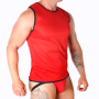 MACHO - CAMISETA ROJA L/XL:: Discreción en tusexshopgay.com
