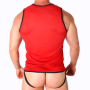 MACHO - CAMISETA ROJA L/XL:: Discreción en tusexshopgay.com