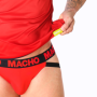 MACHO - CAMISETA ROJA L/XL:: Discreción en tusexshopgay.com