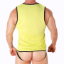 MACHO - CAMISETA AMARILLO S/M:: Discreción en tusexshopgay.com