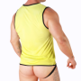 MACHO - CAMISETA AMARILLO L/XL:: Discreción en tusexshopgay.com