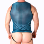 MACHO - CAMISETA VERDE S/M:: Discreción en tusexshopgay.com