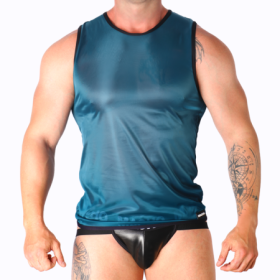 MACHO - CAMISETA VERDE L/XL:: Discreción en tusexshopgay.com
