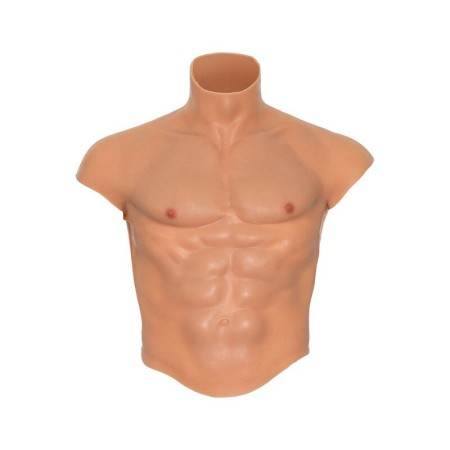 HIDDEN DESIRE - ALTER EGO CAMISETA SILICONA TORSO MASCULINO CON ABDOMINALES NATURAL:: Discreción en tusexshopgay.com