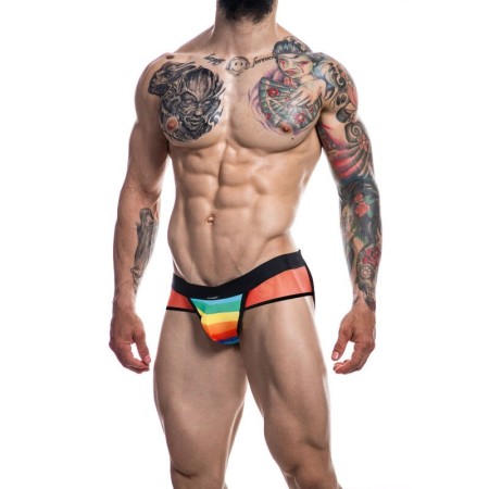 CUT4MEN - JOCKSTRAP RAINBOW XL:: Discreción en tusexshopgay.com