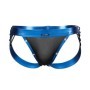 CUT4MEN - JOCKSTRAP DESIRE CUERO AZUL XL:: Discreción en tusexshopgay.com