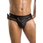 PASSION - 030 SLIP ABIERTO TOM NEGRO L/XL:: Discreción en tusexshopgay.com