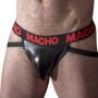 MACHO - MX25RC JOCK CUERO ROJO S:: Discreción en tusexshopgay.com