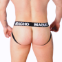 MACHO - MX26X1 JOCK REJILLA BLANCO L:: Discreción en tusexshopgay.com