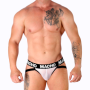 MACHO - MX26X1 JOCK REJILLA BLANCO XL:: Discreción en tusexshopgay.com