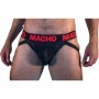 MACHO - MX26X2 JOCK NEGRO/ROJO L:: Discreción en tusexshopgay.com