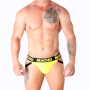 MACHO - MX25A JOCK AMARILLO LYCRA XL:: Discreción en tusexshopgay.com