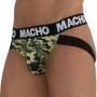 MACHO - MX28MV JOCK MILITAR VERDE L:: Discreción en tusexshopgay.com