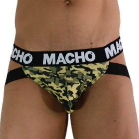 MACHO - MX28MV JOCK MILITAR VERDE XL:: Discreción en tusexshopgay.com