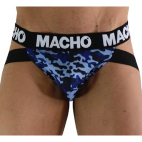 MACHO - MX28MA JOCK MILITAR AZUL XL:: Discreción en tusexshopgay.com