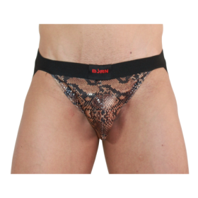 BURN - 002 JOCK SNAKE NEGRO XL:: Discreción en tusexshopgay.com